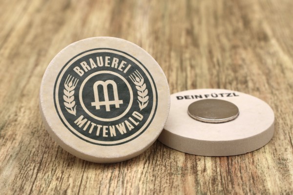 Brauerei Mittenwald - Kühlschrankmagnet 48mm
