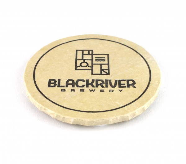 Blackriver Brewery - Natursteinuntersetzer