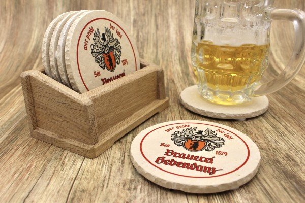 Brauerei Hebendanz - Natursteinuntersetzer