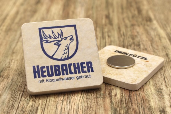 Heubacher Hirschbrauerei - Kühlschrankmagnet 48mm