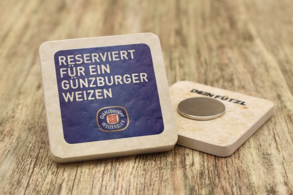 Günzburger Weizen - Kühlschrankmagnet 48mm